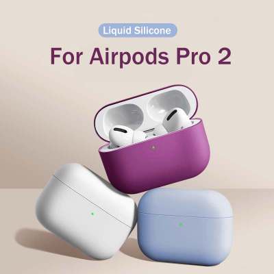 เคสซิลิโคนเหลวดั้งเดิมบางสําหรับ AirPods 3 Pro 2 1, หูฟังบลูทู ธ ไร้สายปกป้องผิวสําหรับ A * คน airpod Pro 2 ปก