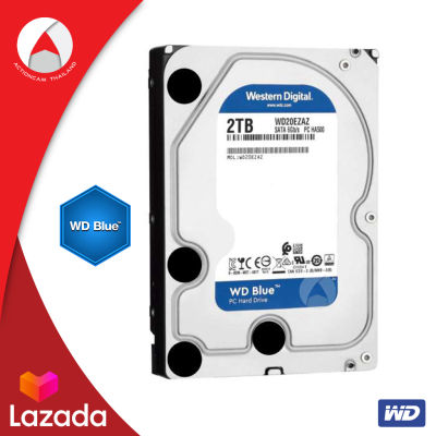 WD Blue 2TB HDD ปกป้องข้อมูลเป็นพิเศษ Harddisk สำหรับ Application สำนักงานและเว็บ (WD20EZAZ) Hard Drive ฮาร์ดดิสก์ 3.5 นิ้ว เย็นและเงียบ HDD BLUE 2TB 5400RPM SATA3(6Gb/s) 256MB ประกัน Synnex 3 ปี internal ฮาร์ดดิส harddrive ฮาร์ดไดรฟ์ wd internal harddisk