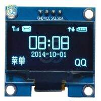 4pin 1.3 "1.3นิ้วสีฟ้า Oled 128X64 Oled การแสดงหน้าจอภาพบอร์ดสำหรับ Arduino 1.3" Iic I2c Communicate