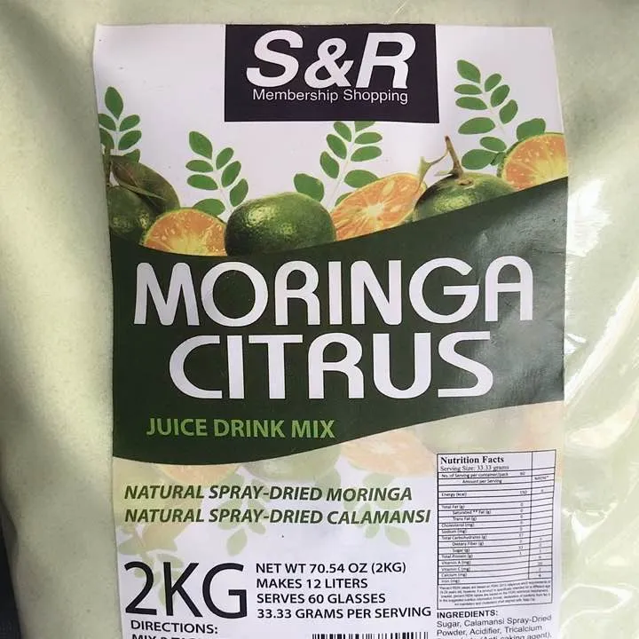 Moringa Citrus Juice Drink Mix 2kgs by Snr Large Serving’s Lazada PH