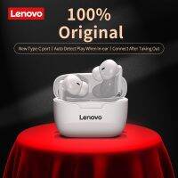 หูฟังแบบปุ่มสัมผัสสำหรับเล่นกีฬา5.0หูฟังไร้สายบลูทูธ XT90 Lenovo เฮดเซ็ตกันน้ำ IPX5พร้อมกล่องชาร์จ300Mah