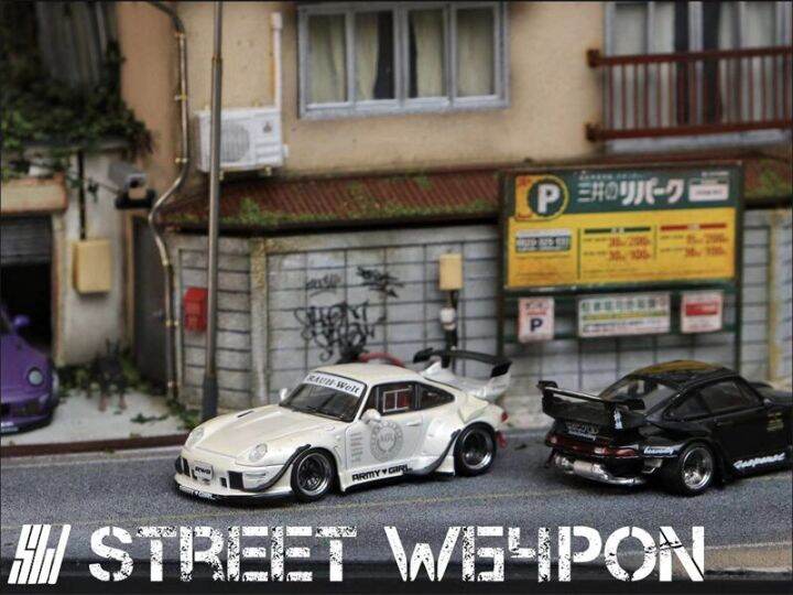 sw-1-64-rwb-993-bright-black-white-limited999-diecast-model-car