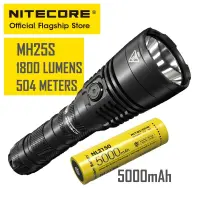 NITECORE สปอตไลท์ MH25S ระยะไกลไฟฉายชาร์จยูเอสบีแบบพกพา LED สำหรับตั้งแคมป์แบตเตอรี่ลิเธียม21700ไฟฉายภาคสนามตำรวจ