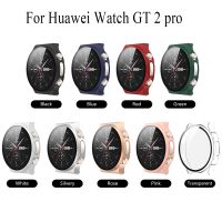 เคสป้องกันสำหรับ Huawei Watch GT 2 Pro ฝาครอบนาฬิกา,ฟิล์มกระจกนิรภัยป้องกันหน้าจอเต็มรูปแบบสำหรับ Huawei GT2 Pro กรอบนาฬิกา