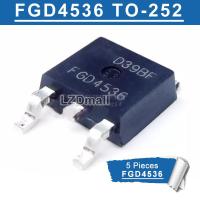 5ชิ้น Fgd4536ต่อ-252 Fgd4536tm Smd Igbt ท่อพลาสมา Lcd ของแท้ใหม่