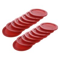 Red Air Hockey Set (16 Pcs. 63 mm Air Hockey Puck)