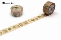 mt masking tape (20mmx7m) map projection (MTEX1P203) / เทปตกแต่งวาชิ (20mmx7m) ลาย map projection แบรนด์ mt masking tape ประเทศญี่ปุ่น