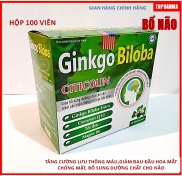 Hoạt huyết dưỡng não Ginkgo Biloba Citicolin 240mg giảm đau đầu, hoa mắt