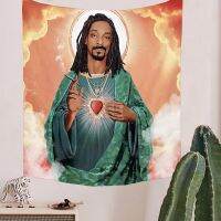 【CW】№▼✉  Holy Figures Rapper Songer Tapestry Bedroom Background Dorm Carpets Mats