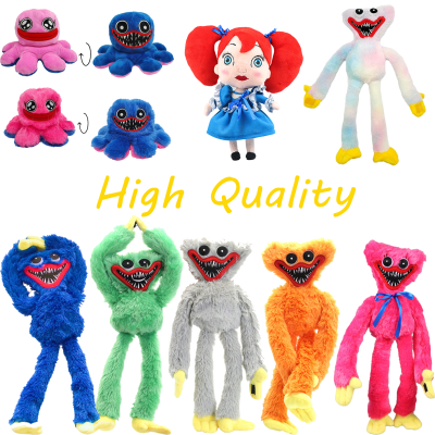 Dece Flor Plush Doll Simulated Finely Stitched PP Cotton Playtime Huggy Wuggy Doll for Children 40cm