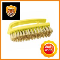 แปรงทองเหลืองทรงเตารีด ตราสมอ สีน้ำเงินBRASS SCRUB BRUSH WITH IRON HANDLE ANCHOR BLUE **ของแท้100%**