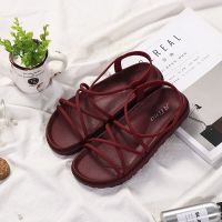 2023 Flat Sandals Women Shoes Gladiator Open Toe Non-slip Soft Sandals Female Casual Roman Sandals Womens Platform