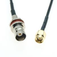 SMA Male To BNC Female Jack Nut Bulkhead O-RING Connector Adapter Rf Pigtail Coaxial Rg174 Jumper coax Extension cable s