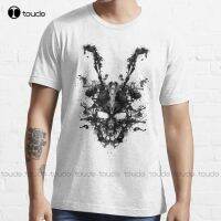 Imaginary เสื้อคอกลมแขนลำลองขาสั้น,เสื้อคอกลม Donnie Darko แฟชั่นพิมพ์ลายผ้าฝ้าย100%