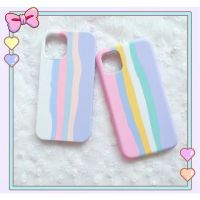 พร้อมส่งสีรุ้งใหม่2021เคสซิลิโคสiPhoneกำมะหยี่สีรุ้งใหม่/สวยทุกสี/ลบรอยได้/ปิดท้าย Xmax - 12Promax