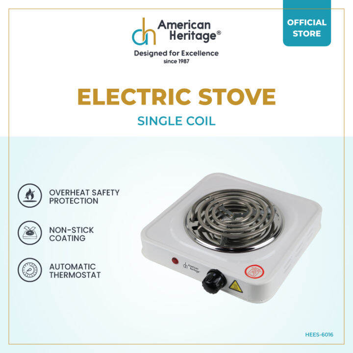 American Heritage Single Coil Electric Stove HEES6016 Lazada PH