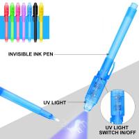 Creative Magic UV Light Pen Invisible Ink Pen Funny Marker Pen School Supplies For Kids GiftsHighlighters  Markers