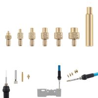 ☋✉ Heat Insert Nut Iron Tip M2 M3 M4 M5 M6 Thread Embedded Kit Heat Insertion Tool for Plastic 3D Printer Soldering Iron