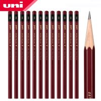 12Pcs UNI hardness test special pencil 1887 log drawing sketch art pencil safety non-toxic a total of 17 specifications optional