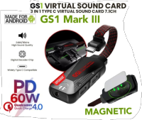 อะแดปเตอร์ชาร์จเร็วใหม่60W * PLEXTONE GS1 Mark II Type-C ถึง3.5Mm AUX Audio ความละเอียดสูง Type C สำหรับเล่นเกมและอะแดปเตอร์ชาร์จ