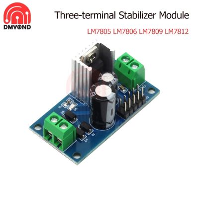 【Hot-Selling】 DC/AC 5V 6V 9V 12V LM7805 LM7806 LM7809 LM7812สามแรงดันไฟฟ้า Regulator แหล่งจ่ายไฟ Stabilizer โมดูลเอาต์พุตสูงสุด1.2A