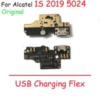 ของแท้สำหรับ Alcatel 1S 2019 5024 5024D 5034K / 1S 2021 6025 6025H 6025D ตัวเชื่อมต่อแท่นชาร์จ USB บอร์ดพอร์ตชิ้นส่วนอะไหล่ LPX3762สายเคเบิลงอได้