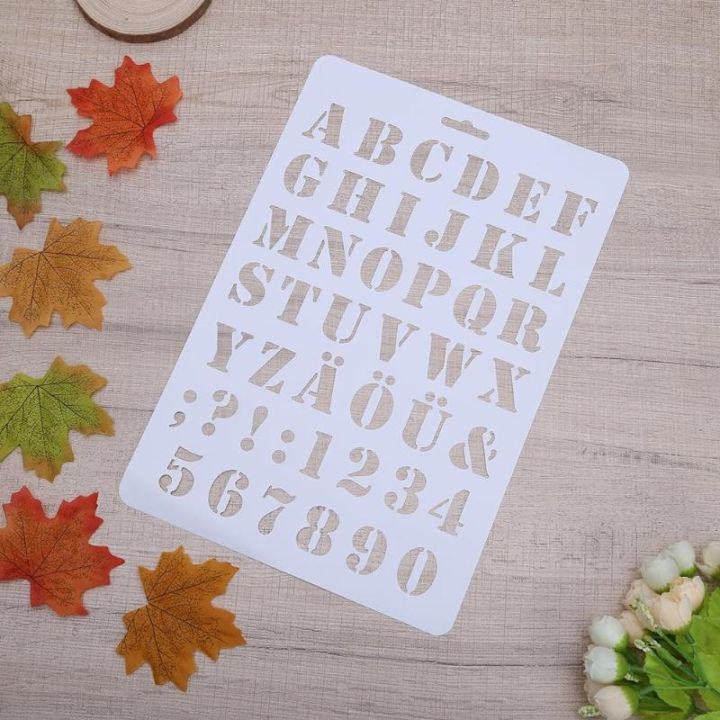 hollow-diy-alphabet-number-letter-stencil-template-scrapbooking-painting-paper-craft-number-word-handbook-diary-school-supplies