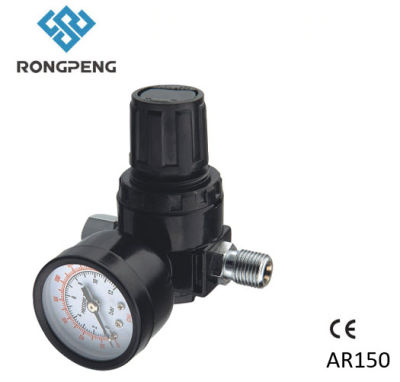 Rongpeng อุปกรณ์ ปรับแรงดัน ปรับลม [ขนาด 1/4-1/4นิ้ว] Air Regulator รุ่น AR150