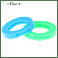 JointFlowers 24xbright สีกลวงซิลิโคนกุญแจครอบคลุม Topper พวงกุญแจที่มีอักษรเบรลล์ bly