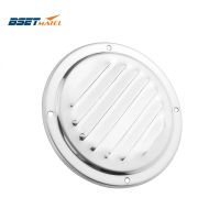 Marine Grade Stainless Steel 316 Boat Marine Round Air Vent Louver Vent Grille Ventilation Louvered Ventilator Grill Cover Accessories