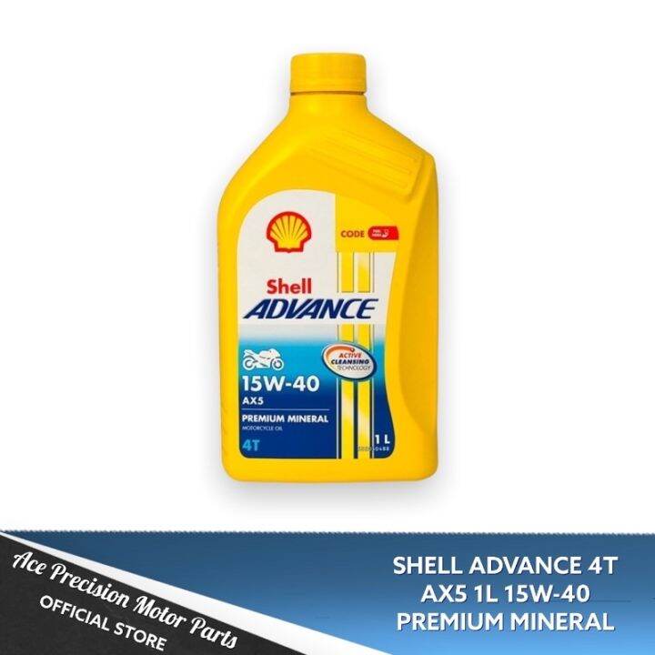SHELL AX5 4T 15W/40 1LITER | Lazada PH
