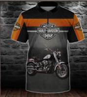 XZX180305   Hot 2023 Harley-Davidson Motorcycles 3d Polo POLO shirt 3 Size：xs-6xl   15