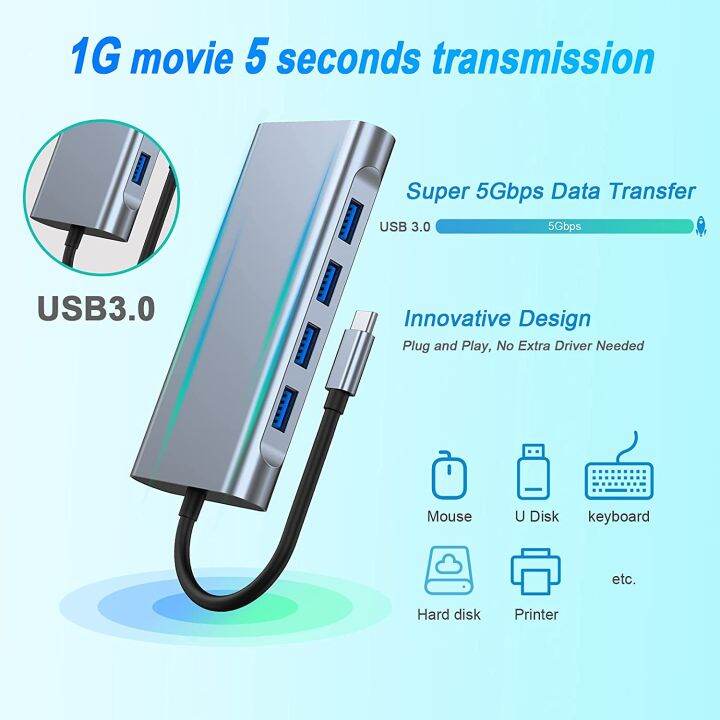 11-in-1-usb-c-hub-3-0-type-c-dock-station-multiport-adapter-with-4k-hdmi-rj45-sd-tf-vga-hdmi-pd-for-laptop-macbook-ipad-xiaomi-usb-hubs