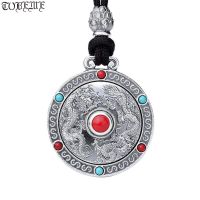 100% 999 Silver Dragon Pendant Necklace Real Silver Power Dragon Good Luck Necklace Lucky Dragon Pendant Necklace PUNK Jewelry