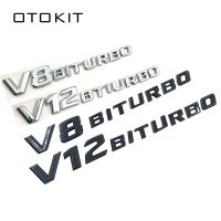 ตรารถยนต์โลโก้บิทเทอร์โบ V8 V12สติ๊กเกอร์รถยนต์ ABS 3มิติด้านหลังรถ-ตกแต่งเบนซ์เอเอ็มจี BMW VW ม่านบังแดดสำหรับรถ Skoda