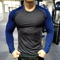 Men Compression T-Shirts Tops Homme Gym Sport Running Clothing Fitness Tight Long Sleeve Tees Dry Fit Rashguard Mma Sweatshirt