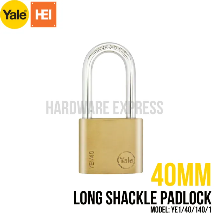 Yale Locks YE1 Brass Padlock 40 Mm Long Manille