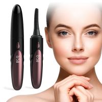 ●✠ Electric Heated Eyelash Curling Clip Eyelashes Brush Pen Long-Lasting Heating Eye Lash Curler Cosmetic Makeup Tool For Women