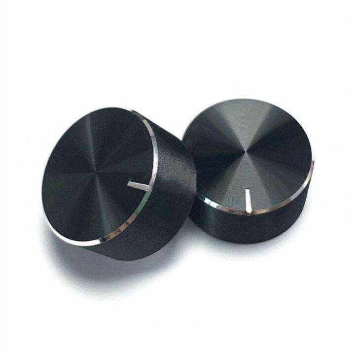 PENGQ Black 6mm Encoder Knob DAxis Rotary Taper Audio Knob Volume