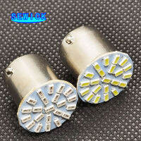 100pcs 1156 BAY15S P21W 3014 22 SMD รถ LED แฟลชเลี้ยวที่จอดรถสัญญาณไฟเบรคไฟท้ายอัตโนมัติย้อนกลับหลอดไฟ DC 12V-jjjvjvjyvuyvksbjd