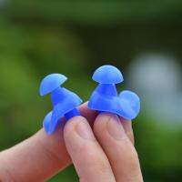 1 Set Surfing Earplug Silicone Solid Color Symmetrical Design Snorkeling Earplug Waterproof Professional Reusable Swim Ear Plug