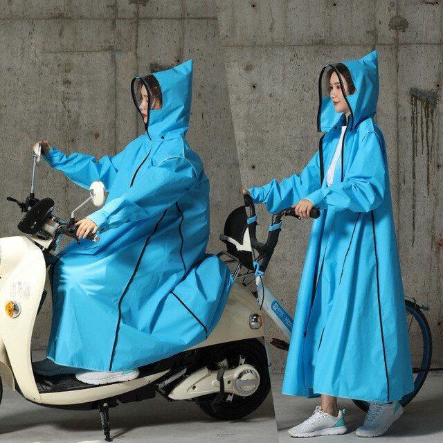 เสื้อปอนโชกันน้ำสำหรับสุภาพสตรีเสื้อกันฝนแจ็คเก็ตยาวกันฝน-s-แฟชั่นใหม่เสื้อกันฝนจักรยานกลางแจ้ง