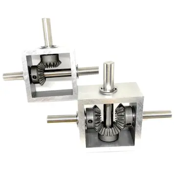 1:1 Angle Device 90° Right Angle Bevel Gear Gearbox 10MM Shaft 1.25M 20T  Corner Detector Small Reversing Parts - AliExpress