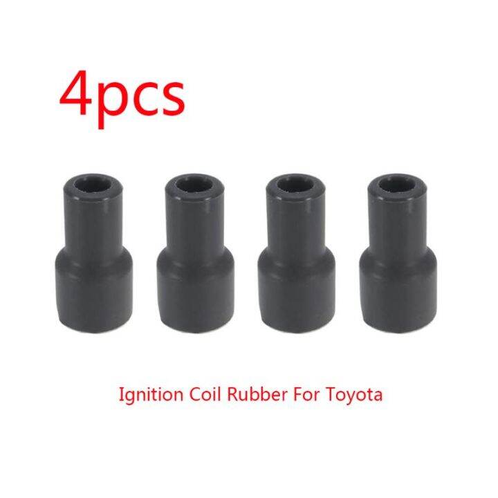 4pcs Spark Plugs Cap Connector Ignition Coil Coils Plug Tip Cover