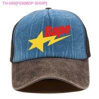 ❃﹍ Cross-border Bape letter printed mesh cap American trendy washed baseball cap outdoor sunshade truck cap peaked cap