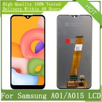 สำหรับ Samsung Galaxy 5.7Quot; Super Amoled A01 A015 A015g A015ds Sm-a015f Sm-A015ds สัมผัสหน้าจอ Lcd ชิ้นส่วนประกอบหน้าจอดิจิตอล