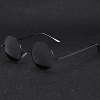 【hot】 Brand Designer Round Polarized Sunglasses Men Glasses Male Female Metal Frame Eyewear Driving UV400 ！