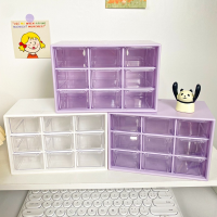 Cosmetic Storage Container Girls Heart Storage Box Dust-proof Drawer Box Cute Stationery Holder Desktop Jewelry Organizer