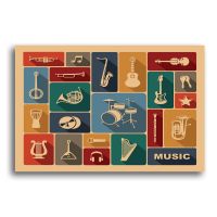 Placa Music Metal Tin Sign Decor Bar Pub Vintage Retro Wall Home Club Tavern Cafe Garage Art Tin 30 X 40cm