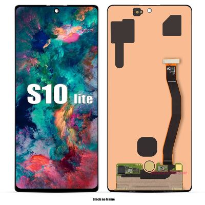 Incell หน้าจอ LCD สำหรับ Samsung Galaxy S10 Lite,หน้าจอประกอบดิจิไทเซอร์ G770F สำหรับ SAMSUNG S10 Lite S 10 LITE อะไหล่จอแสดงผล